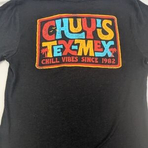 Chuy's Tex Mex Chill Vibes Since 1982 Black Tee Size Small